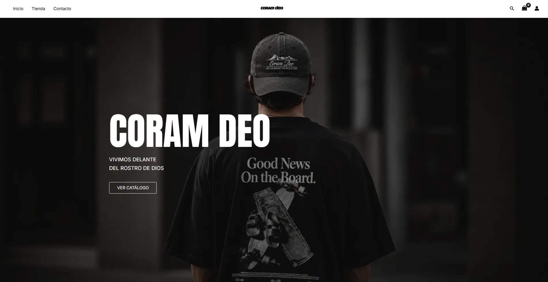 Mockup de Ecommerce Tienda Ropa - Streetwear